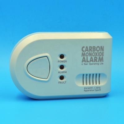 10 Years Life Sealed Battery Carbon Monoxide Detector With EN50291 Approval Security CO Alarm Detector FC008