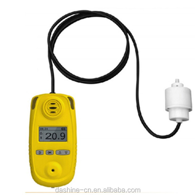 Portable Single Oxygen Gas Detection Alarm, 0-100%vol Oxygen Gas Analyzer, Industrial Gas Monitor Yellow &amp;amp; 105*55*30.5mm